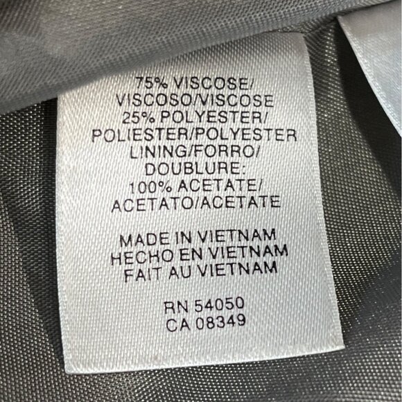 Jones New York Women's Gray Double Breasted Trench Coat Sz M - Picture 10 of 11